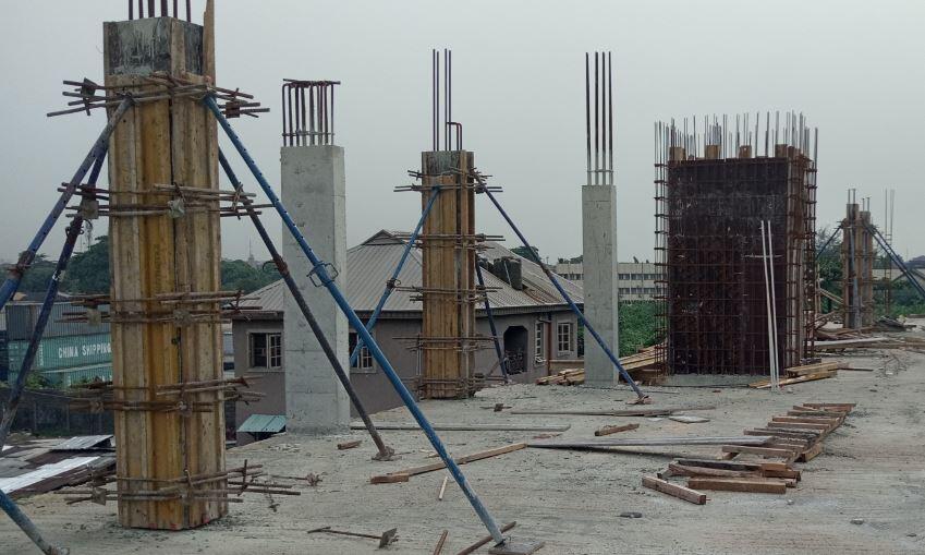 Structural   strengthening   of   columns   and   beams   at   residential building G+1 using steel jacketing.